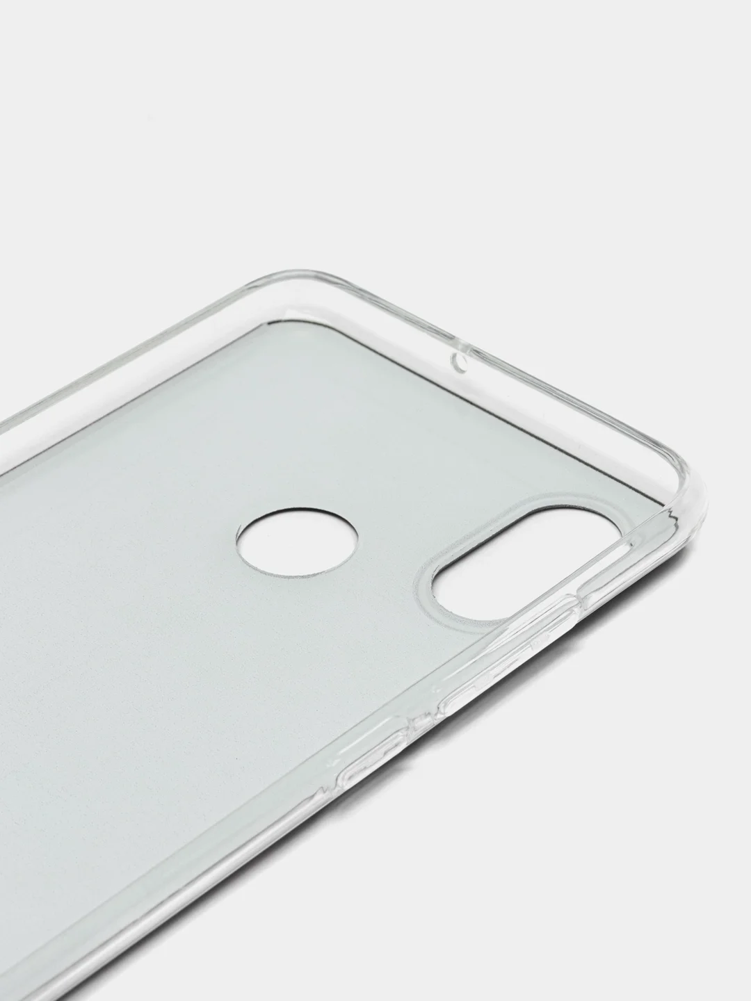 Черный силиконовый чехол на Xiaomi Mi 8 / Сяоми Ми 8 прозрачный, с рисунком, защита камеры