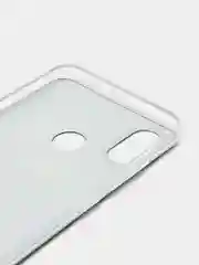 Хром силиконовый чехол на Xiaomi Mi 8 / Сяоми Ми 8 прозрачный, с рисунком, защита камеры