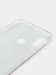 Голубой силиконовый чехол на Xiaomi Mi 8 / Сяоми Ми 8 прозрачный, с рисунком, защита камеры