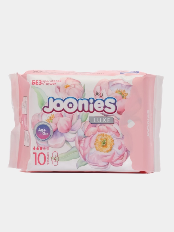 Прокладки женские одноразовые дневные 10 шт, Joonies Luxe