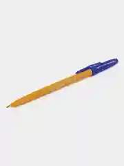 Желтый ручка шариковая BRAUBERG "Carina Orange", СИНЯЯ, корпус оранжевый, 3 шт., BP214,141668