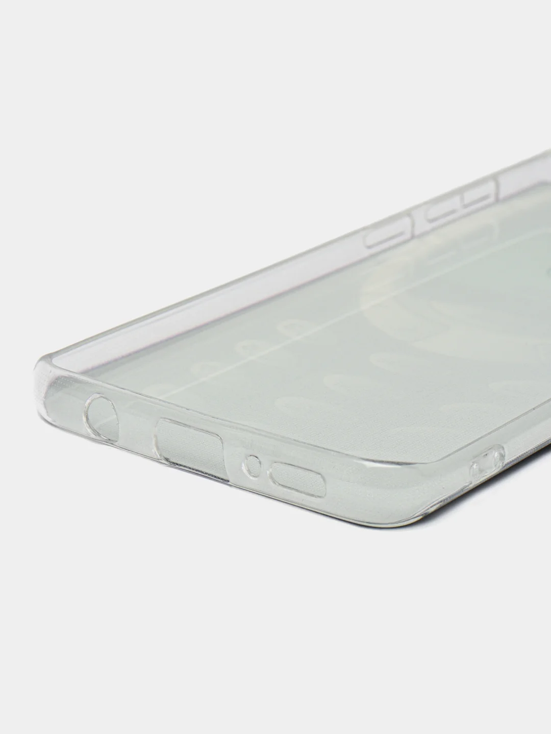 Угольный силиконовый чехол на Samsung Galaxy S9 Plus / Самсунг S9 Plus с рисунком, защита камеры