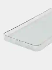 Светло-синий силиконовый чехол на Honor X8A / Хонор X8A прозрачный, с рисунком, защита камеры