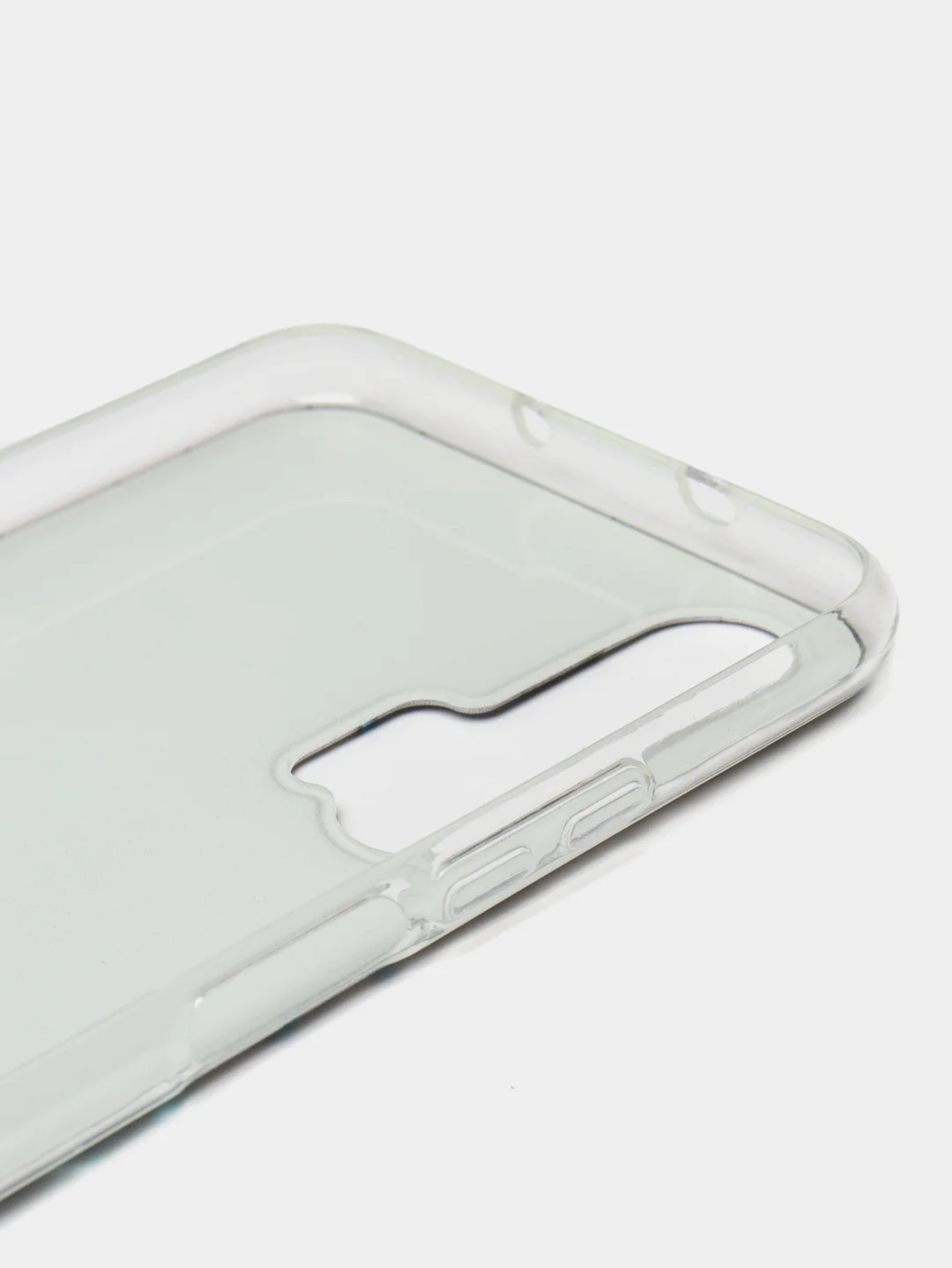 Бирюзовый силиконовый чехол на Huawei Honor 20 Pro / Хонор 20 Pro, рисунком, защита камеры