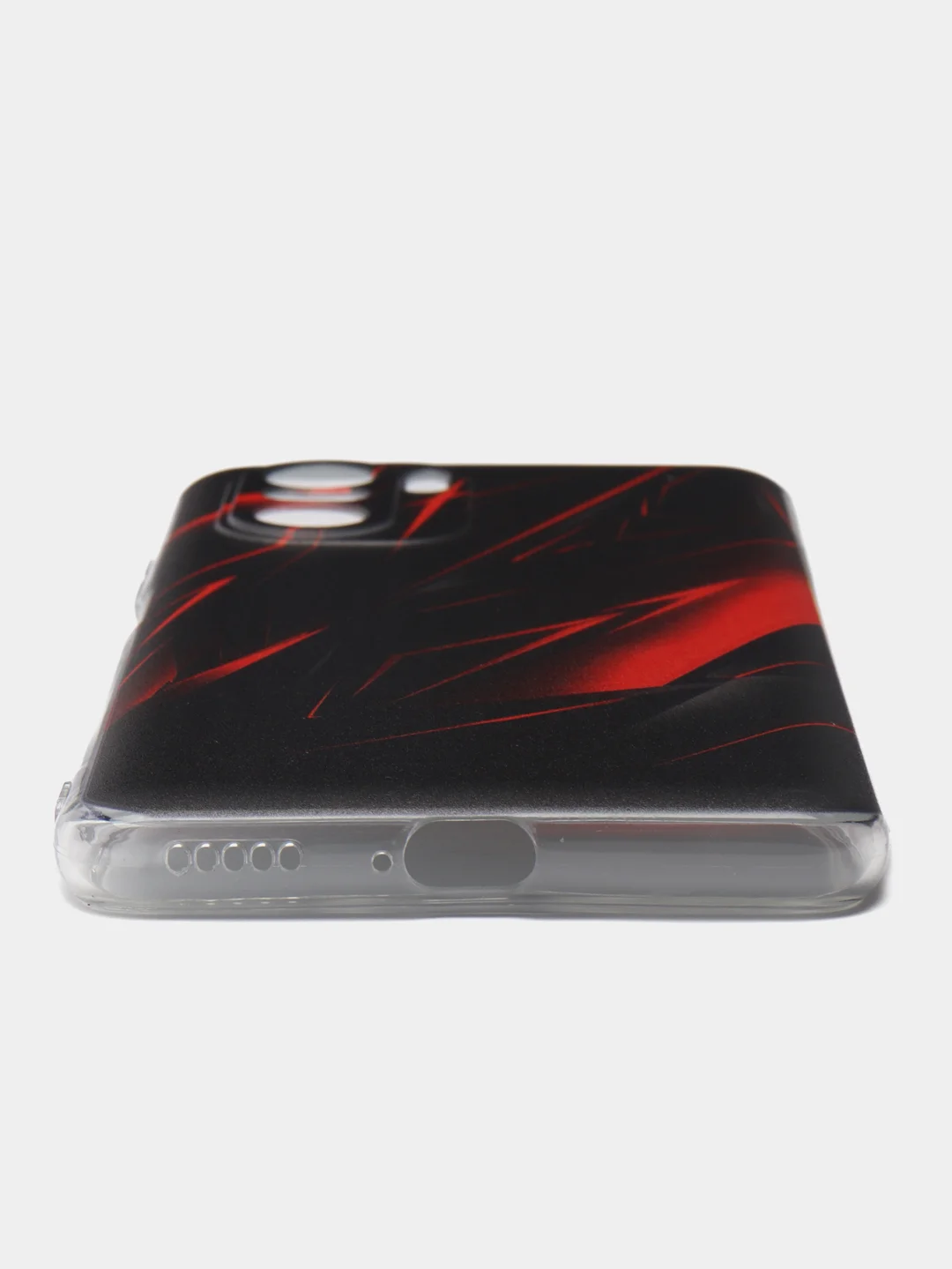 Красный чехол на Xiaomi Poco F3/Redmi K40/Mi 11i / Сяоми Поко Ф3/Редми K40/Ми 11i с рисунком