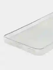 Ледяной силиконовый чехол на Honor X8A / Хонор X8A прозрачный, с рисунком, защита камеры