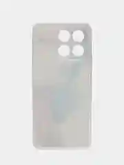 Ледяной силиконовый чехол на Honor X8A / Хонор X8A прозрачный, с рисунком, защита камеры