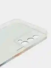 Голубой чехол на Realme GT Master Edition / Реалми GT Master Edition с рисунком, защита камеры