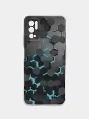 Бирюзовый чехол на Xiaomi Redmi Note 10T/Note 10 5G/Poco M3 Pro (Сяоми Редми Нот 10T/Поко М3 Про)