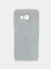 Бирюзовый силиконовый чехол на Samsung Galaxy A5 2017 / Самсунг A5 2017 с рисунком, защита камеры