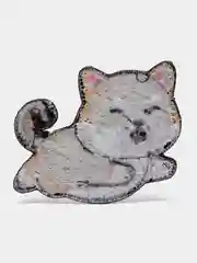 Зеленый нашивка, патч, заплатка "Корги", "Сиба Ину"