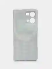 Угольный силиконовый чехол на Oppo Reno 7 4G/8 4G / Оппо Рено 7 4G/8 4G с рисунком, защита камеры