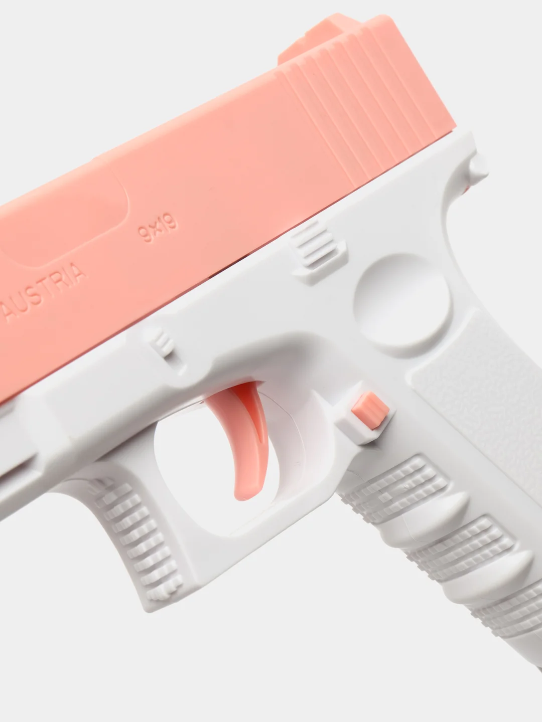 Розовый водный пистолет детский GLOCK WATER GUN электрический на аккумуляторе / Детский пистолет