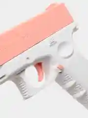 Розовый водный пистолет детский GLOCK WATER GUN электрический на аккумуляторе / Детский пистолет