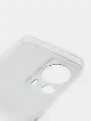 Угольный силиконовый чехол на Xiaomi 13 Lite / Сяоми 13 Лайт прозрачный, с рисунком, защита камеры