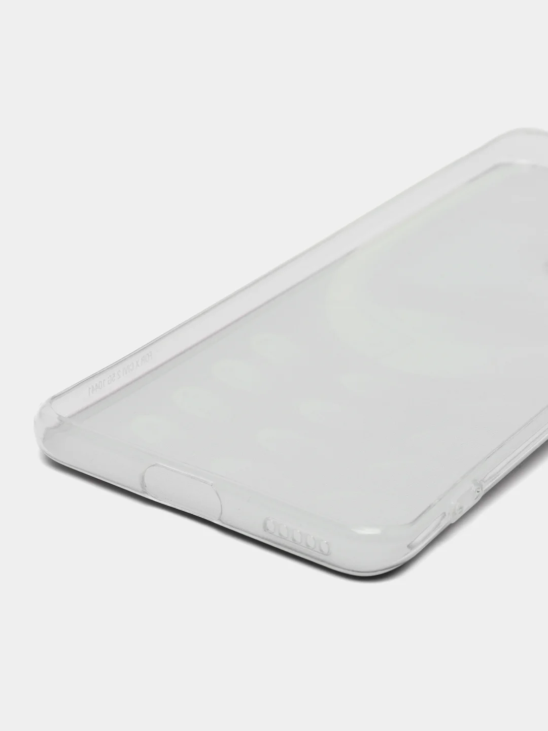Угольный силиконовый чехол на Xiaomi 13 Lite / Сяоми 13 Лайт прозрачный, с рисунком, защита камеры