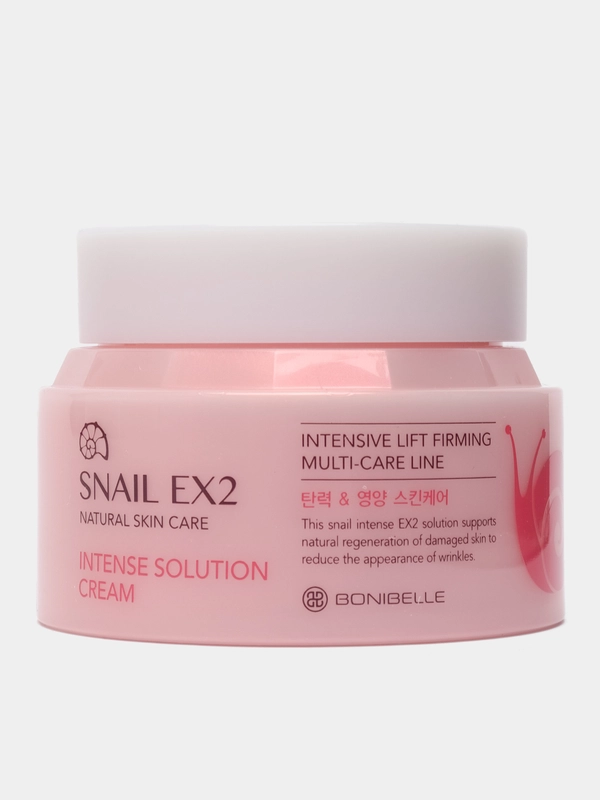 Антивозрастной крем для лица увлажняющий с муцином улитки Bonibelle Snail Cream, 80 мл