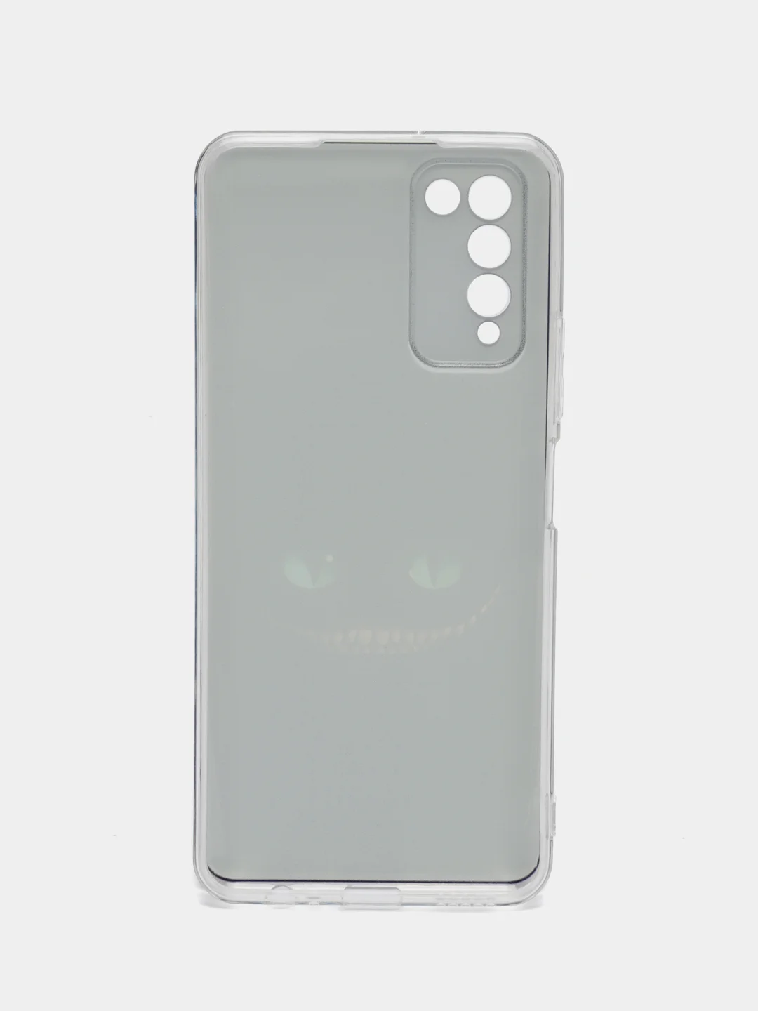Черный силиконовый чехол на Honor 10X Lite / Хонор 10Х Лайт с рисунком, защита камеры