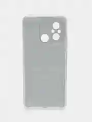 Черный силиконовый чехол на Xiaomi Redmi 12C/Poco C55 / Редми 12C/Поко C55 прозрачный, с рисунком