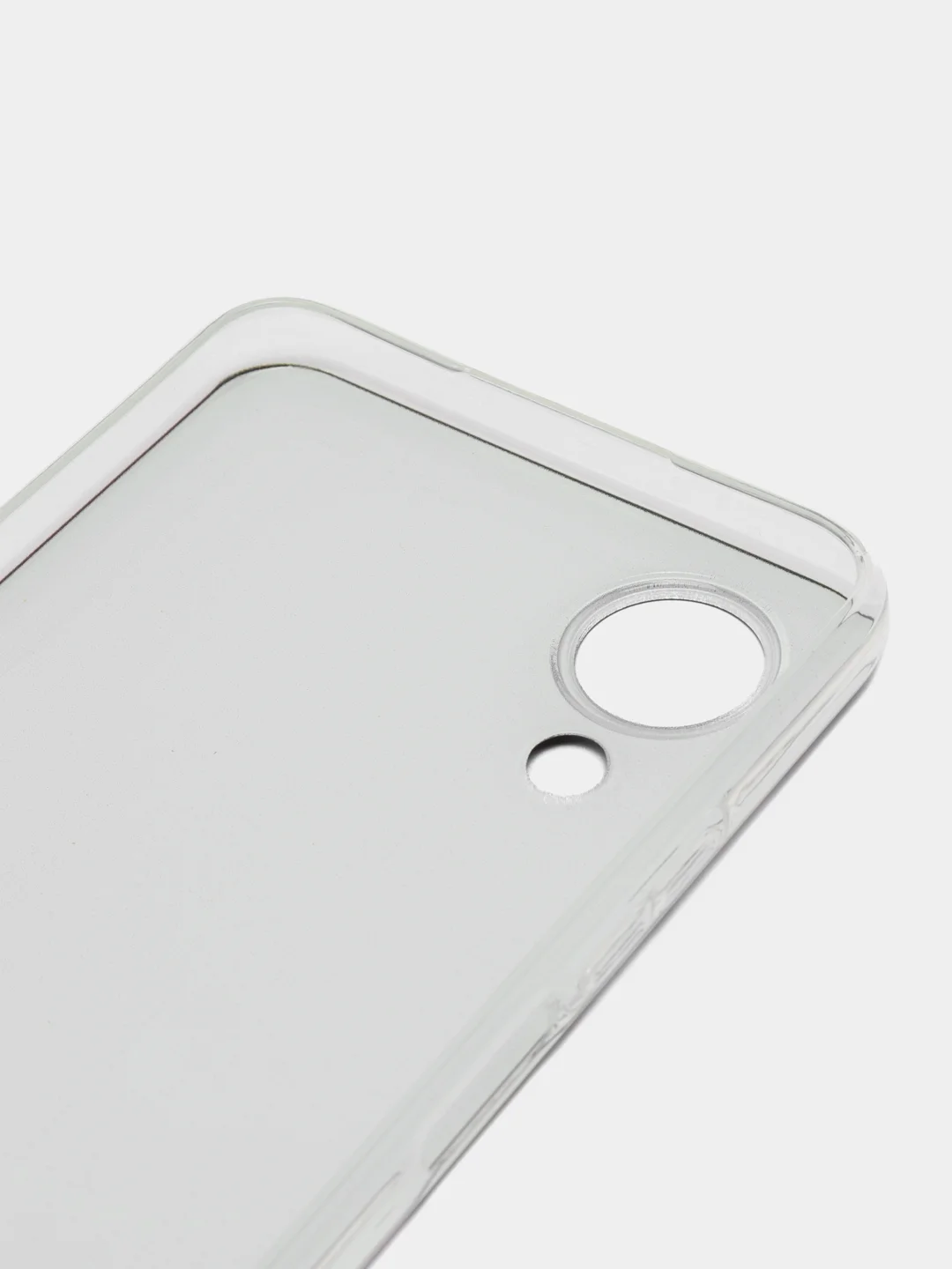 Черный силиконовый чехол на Oppo A17K/Оппо A17К, прозрачный, с рисунком, защита камеры