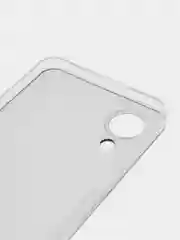 Черный силиконовый чехол на Oppo A17K/Оппо A17К, прозрачный, с рисунком, защита камеры