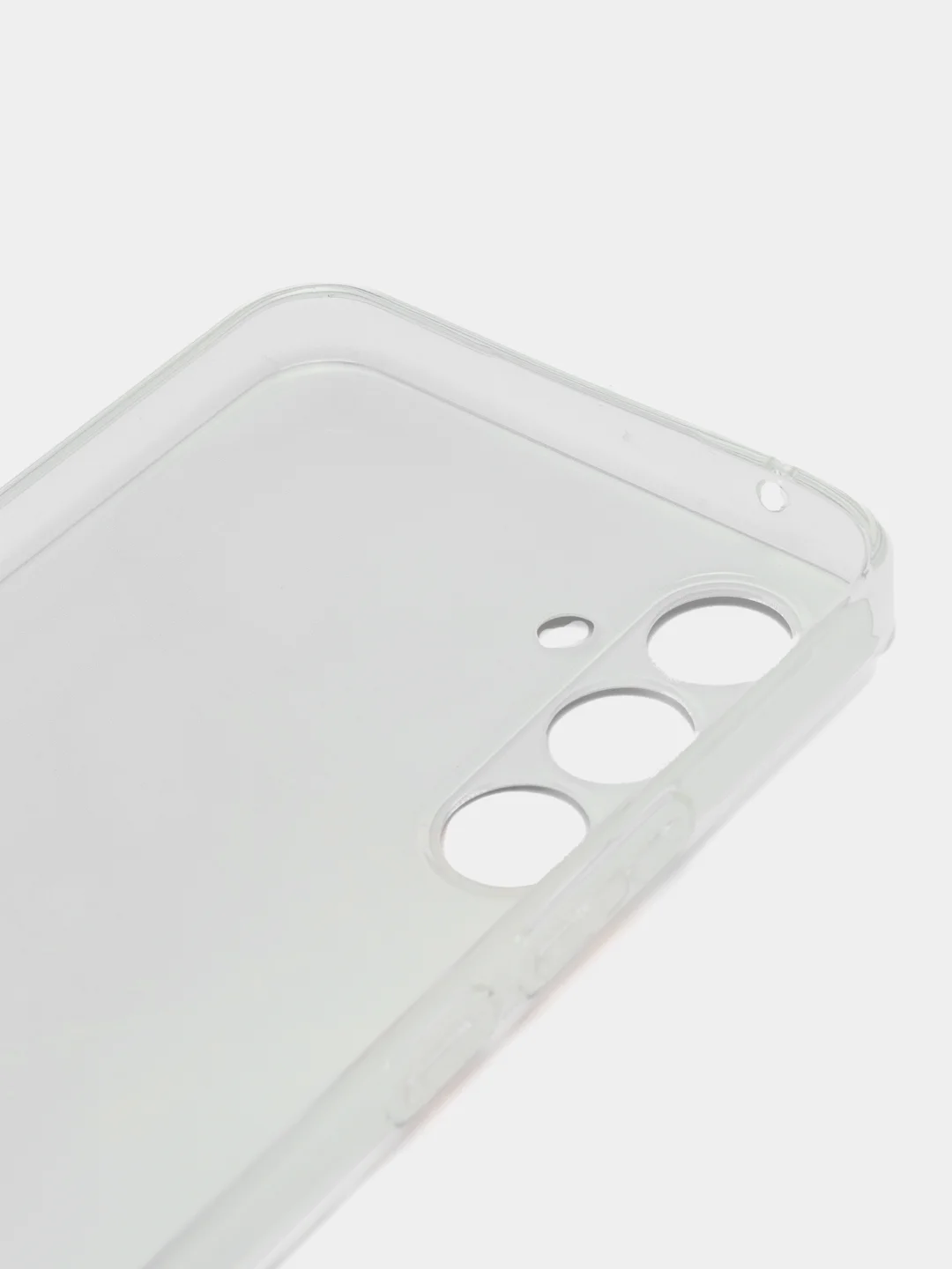 Голубой силиконовый чехол на Samsung Galaxy A54 5G / Самсунг A54 прозрачный, с рисунком
