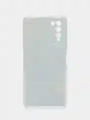 Светло-синий силиконовый чехол на Honor 10X Lite / Хонор 10Х Лайт с рисунком, защита камеры