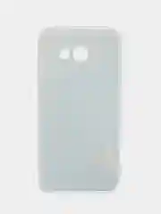Светло-синий силиконовый чехол на Samsung Galaxy A5 2017 / Самсунг A5 2017 с рисунком, защита камеры