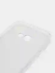 Светло-синий силиконовый чехол на Samsung Galaxy A5 2017 / Самсунг A5 2017 с рисунком, защита камеры
