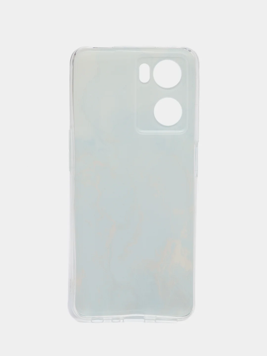 Светло-синий чехол на Oppo A57 4G/A77 4G/A77s 4G/A57s / Оппо А57 4G, с рисунком, защита камеры