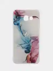 Ледяной силиконовый чехол на Samsung Galaxy A5 2017 / Самсунг A5 2017 с рисунком, защита камеры