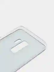 Черный силиконовый чехол на Samsung Galaxy S9 Plus / Самсунг S9 Plus с рисунком, защита камеры