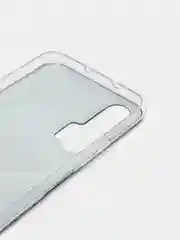 Угольный силиконовый чехол на Huawei Honor 20 Pro / Хонор 20 Pro, рисунком, защита камеры