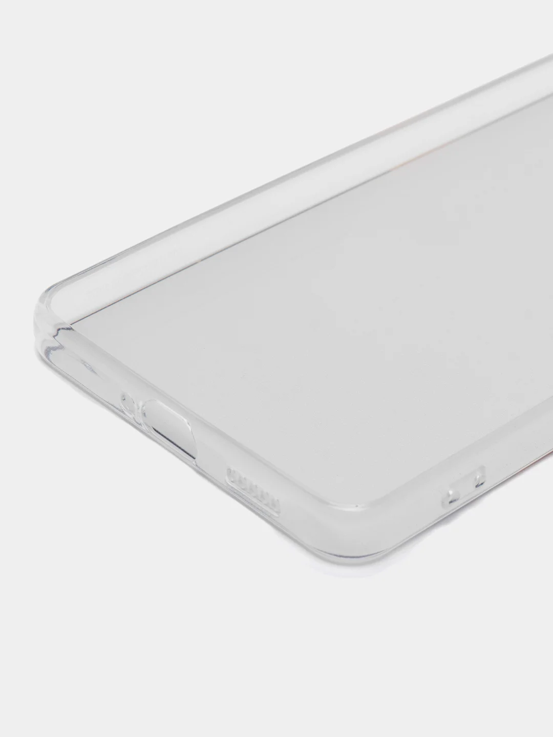 Красный чехол на Xiaomi Poco X5 Pro 5G / Поко Х5 Про 5G прозрачный, с рисунком, защита камеры