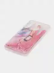 Тёмно-розовый чехол силиконовый на cмартфон Huawei P40 Lite
