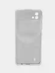 Угольный силиконовый чехол на Oppo Realme C11 2021 / Реалми С11 2021 с рисунком, защита камеры