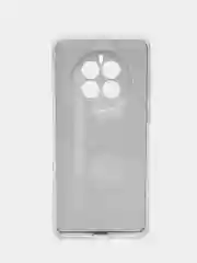 Хром силиконовый чехол на Huawei Mate 50/Хуавей Мате 50, прозрачный, с рисунком, защита камеры