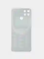 Угольный силиконовый чехол на Realme Narzo 50A / Реалми Нарзо 50А с рисунком, защита камеры