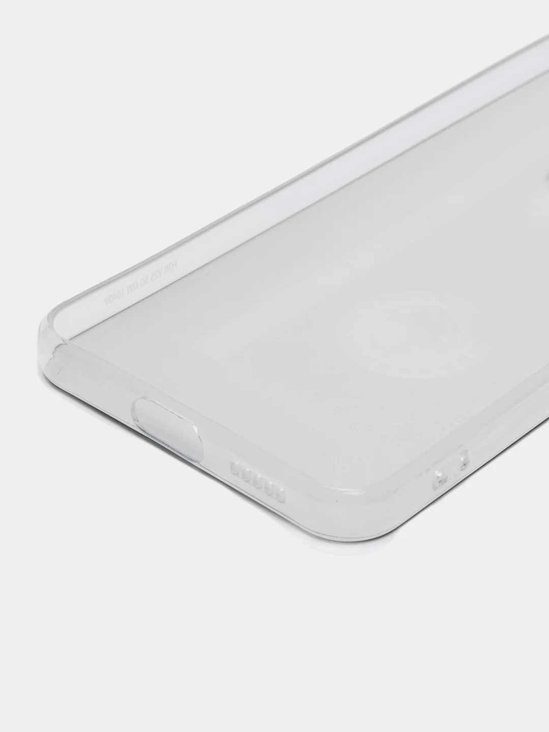 Хром силиконовый чехол на Vivo V25/V25e / Виво V25/V25е прозрачный, с рисунком, защита камеры