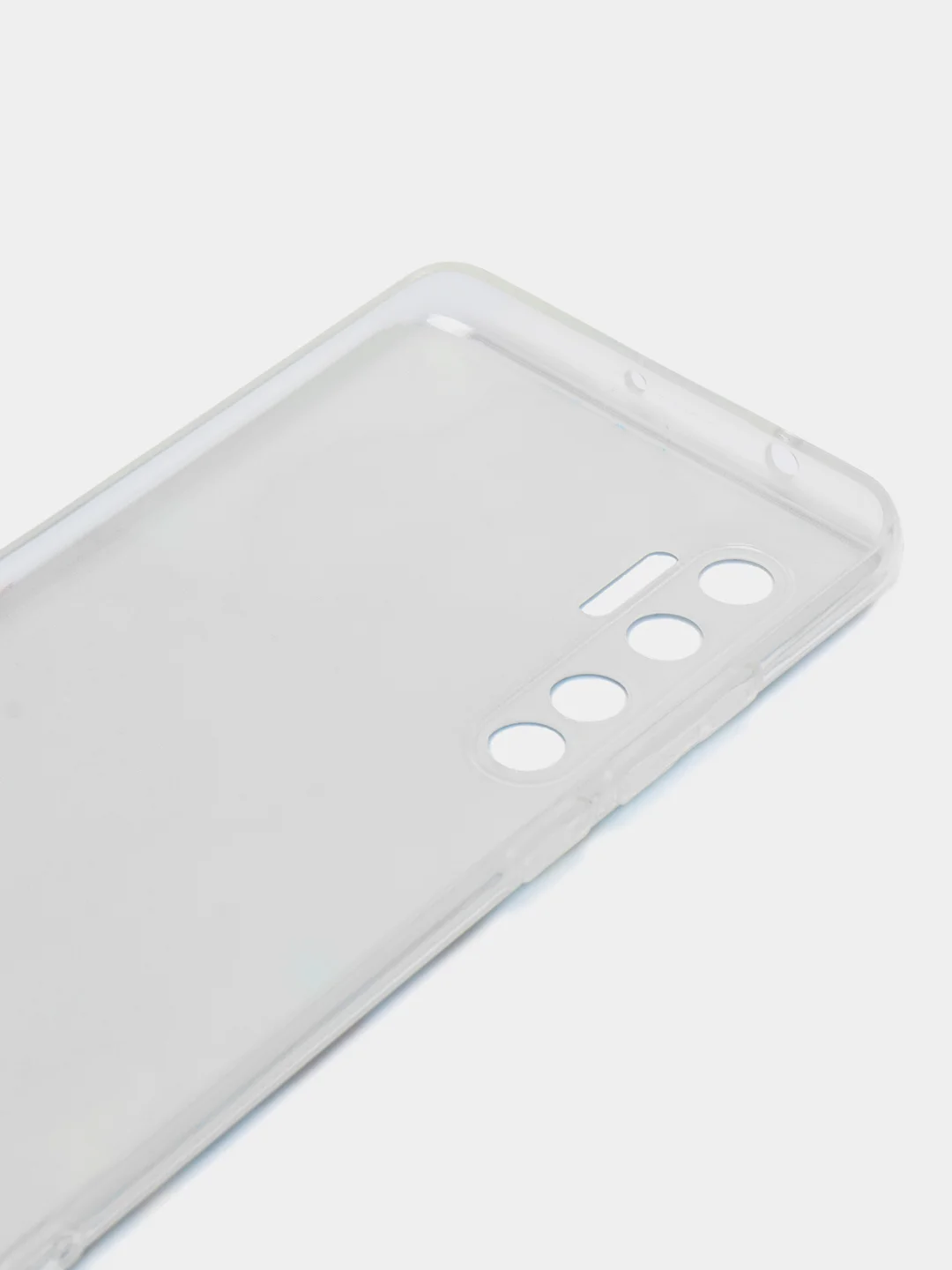 Светло-синий чехол на Xiaomi Mi Note 10 Lite / Сяоми Ми Нот 10 Лайт с рисунком, защита камеры
