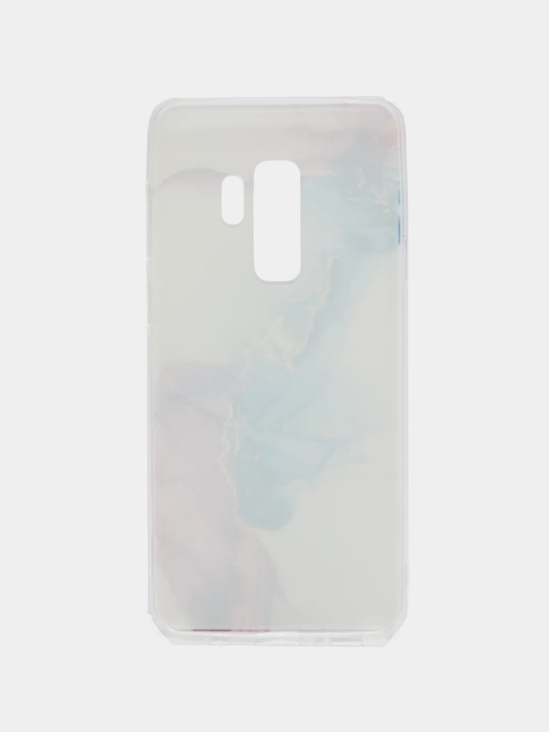 Ледяной силиконовый чехол на Samsung Galaxy S9 Plus / Самсунг S9 Plus с рисунком, защита камеры