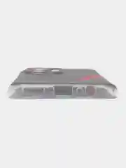 Красный силиконовый чехол на Honor X7A / Хонор X7A прозрачный, с рисунком, защита камеры
