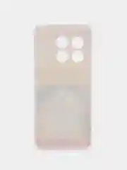 Желтый силиконовый чехол на OnePlus 10 Pro 5G / Ван Плас 10 Про 5G с рисунком, защита камеры