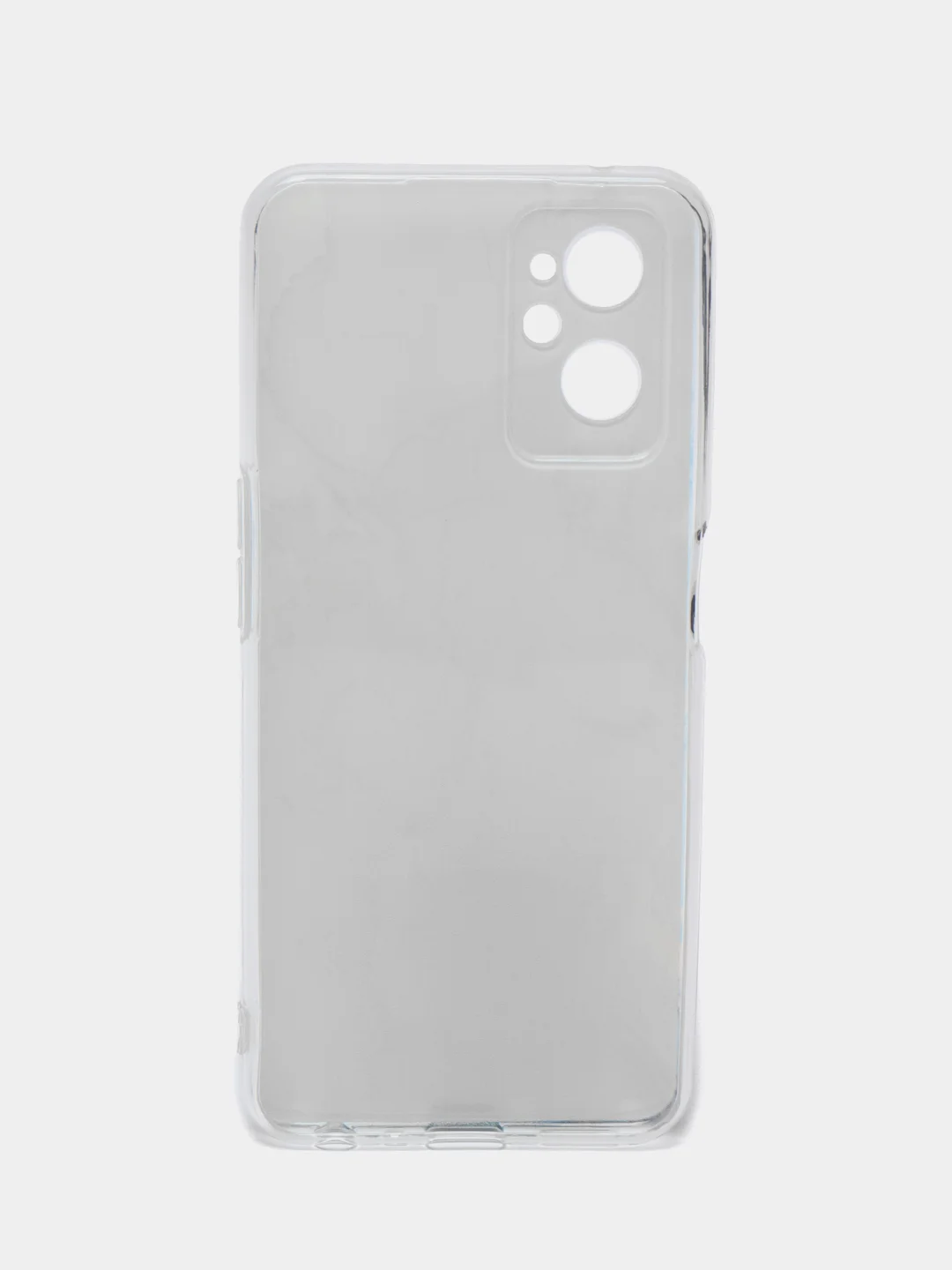 Светло-синий чехол на Realme 9i/Oppo A96 4G / Реалми 9i/Оппо А96 4G с рисунком, защита камеры