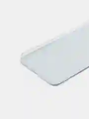 Голубой силиконовый чехол на Samsung Galaxy S8 / Самсунг S8 прозрачный, с рисунком, защита камеры