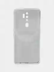Угольный силиконовый чехол на Oppo A5 2020/Оппо A5/A9 2020, прозрачный, с рисунком, защита камеры