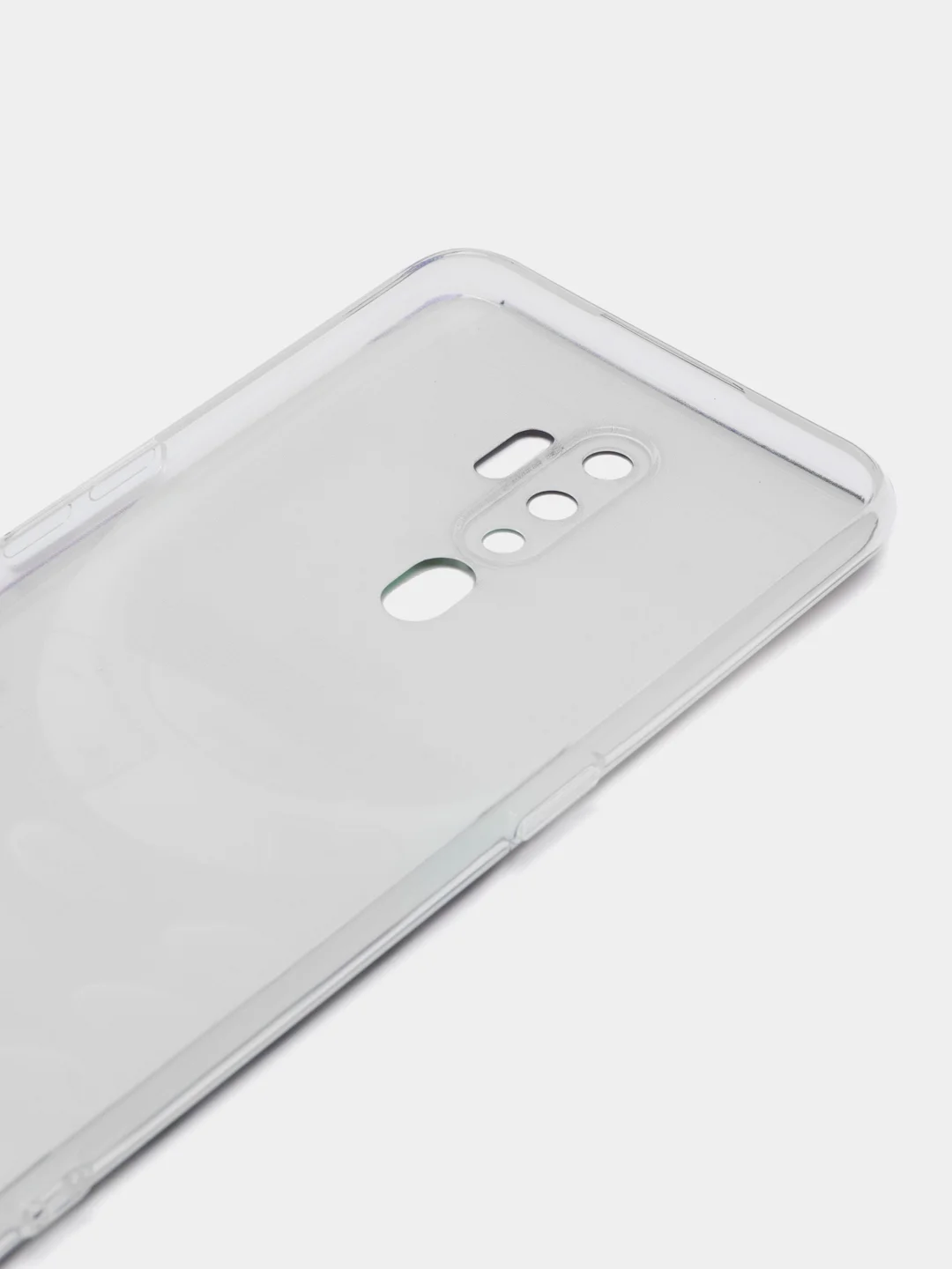 Угольный силиконовый чехол на Oppo A5 2020/Оппо A5/A9 2020, прозрачный, с рисунком, защита камеры