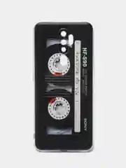 Хром силиконовый чехол на Oppo A5 2020/Оппо A5/A9 2020, прозрачный, с рисунком, защита камеры