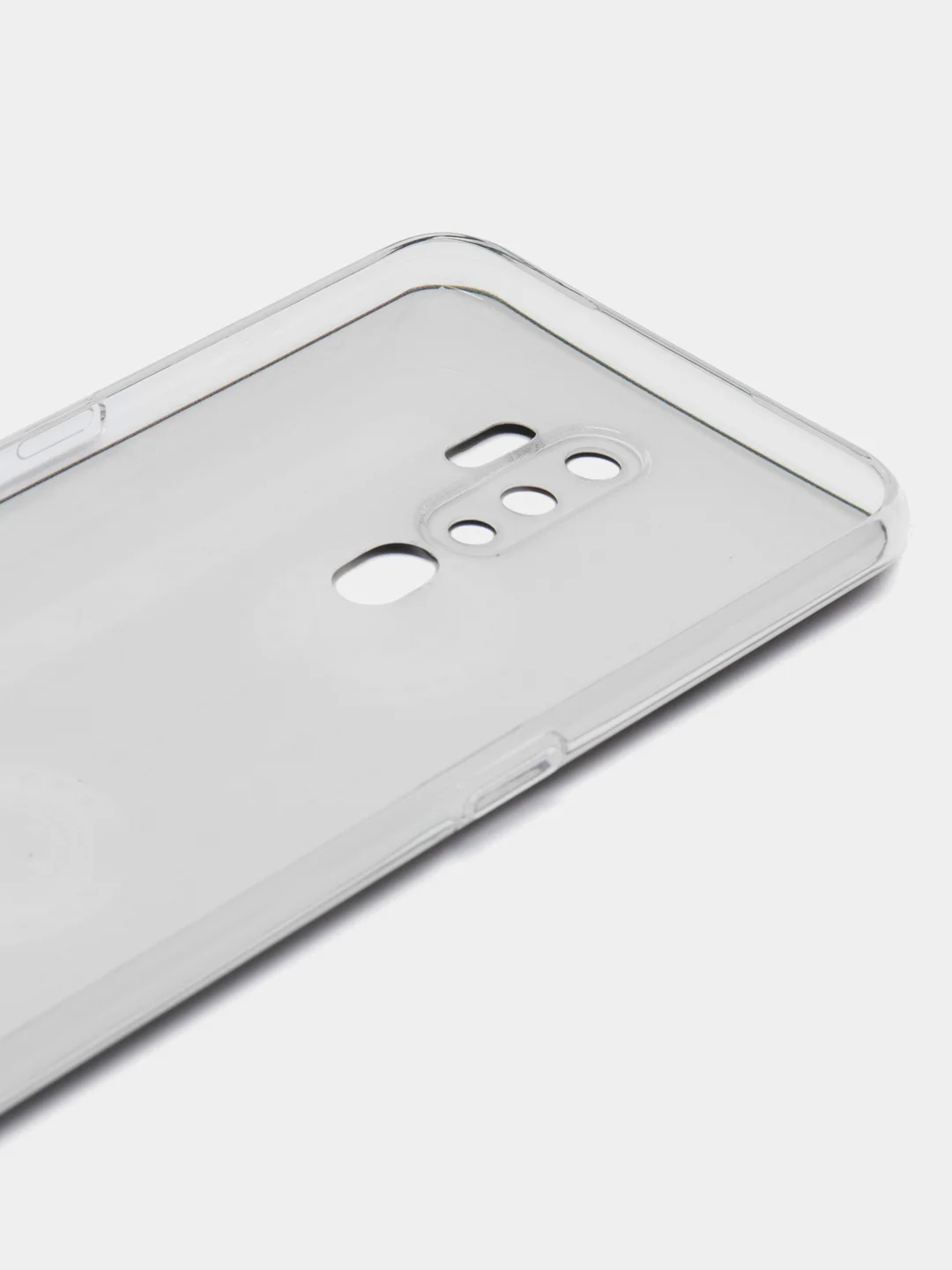 Хром силиконовый чехол на Oppo A5 2020/Оппо A5/A9 2020, прозрачный, с рисунком, защита камеры