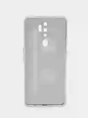 Хром силиконовый чехол на Oppo A5 2020/Оппо A5/A9 2020, прозрачный, с рисунком, защита камеры
